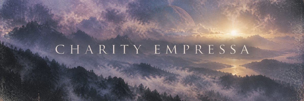 Charity Empressa atmospheric mountain banner